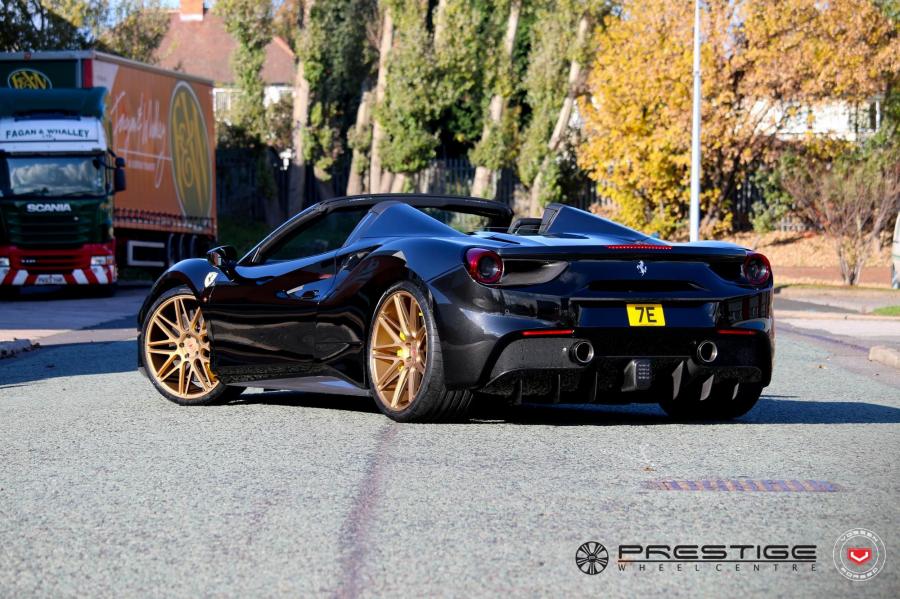  Ferrari 488 Spider on Vossen Wheels (VPS-314) 2016 года  (фото 17 из 25)